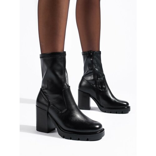 W. POTOCKI Elegant black women's ankle boots Potocki Slike