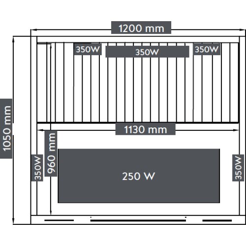 Sanotechnik infracrvena sauna Safir (5 infracrvenih reflektora, 120 x 105 x 195 cm) Cijene