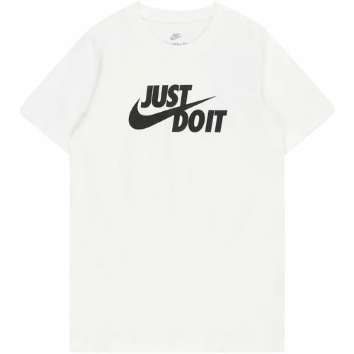 Nike Sportswear Majica 'JDI SWOOSH 2' črna / bela