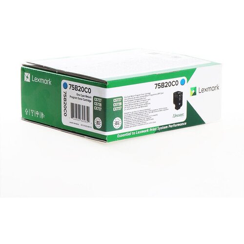 Lexmark 75B20C0 toner cartridge 1 pc(s) Original Cyan Cene