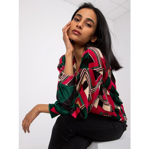 Italy Moda Blouse-DHJ-BZ-6033-1.49P-dark green Slike