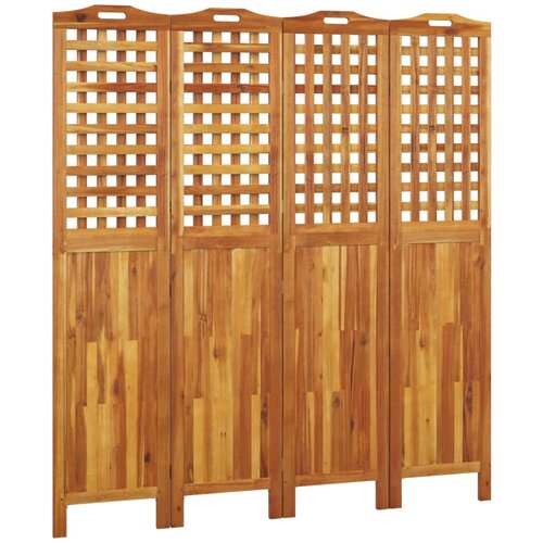 Maison Chic Paravan - Sobne pregrade 4-delni 162x2x180 cm trden akacijev les, (22111615) Cene