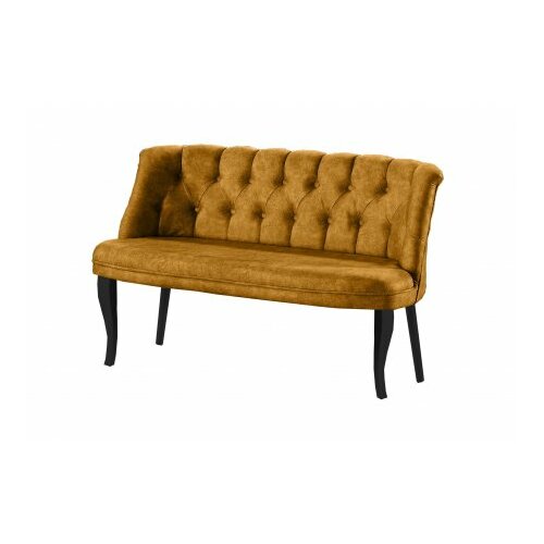 Atelier Del Sofa sofa dvosed roma black wooden mustard Slike
