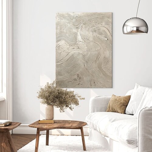 Malerifabrikken Ročno naslikana slika 88x118 cm Metallic Silver &amp;ndash; Slike