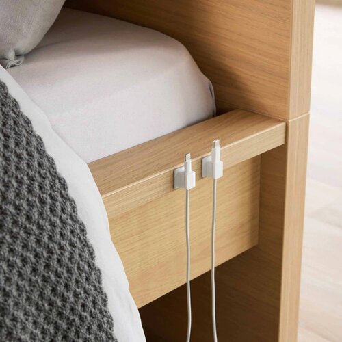 YAMAZAKI Beli kovinski organizatorji v kompletu 5 ks za kable Smart &amp;ndash; Slike