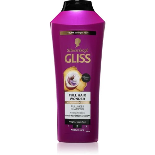 Schwarzkopf Gliss Full Hair Wonder regeneracijski šampon za šibke lase 400 ml Cene