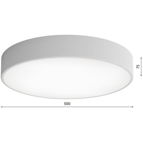  plafonsko svetlo cleo 4xE27/24W/230V, prečnik 50 cm, sivo Slike