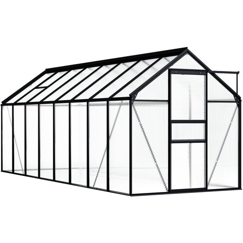 The Living Store Rastlinjak antracit iz aluminija 9,31 m³ - Rastlinjak, (21418969) Cene