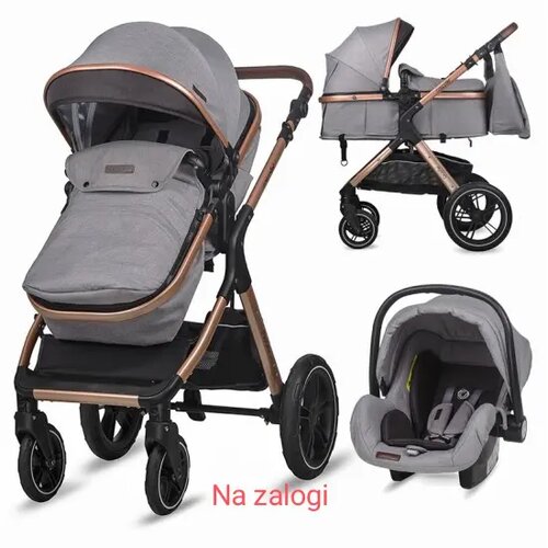 Coccolle Otroški voziček 3in1 Melora Mestno siva smart Cene