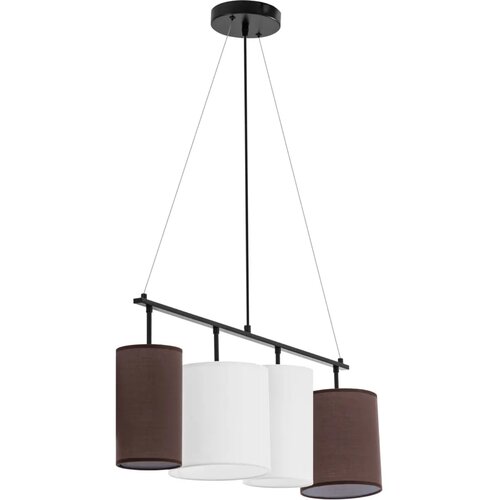 UNIPRODO Moderna 4-točkovna stropna svetilka E14 - bela in rjava, (21101633) Cene