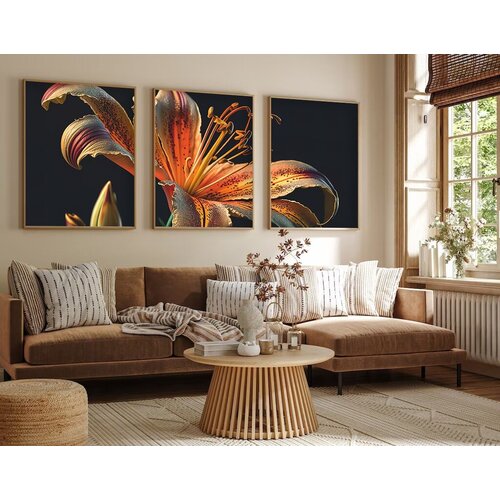 Wallity Uramljena slika Huhu221, 30x40 cm, 3 dijela Cene