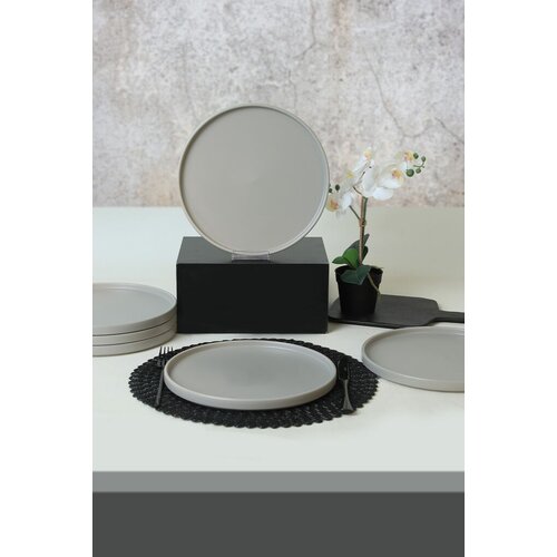 Hermia Set servisnih tanjira, 6 komada, Sivi Cene