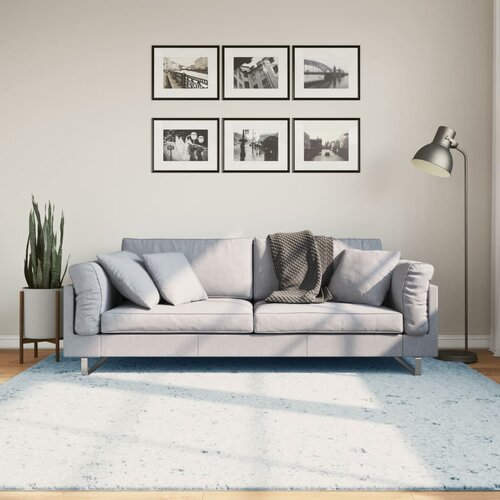 vidaXL Preproga HUARTE kratka vlakna mehka in pralna modra 200x200 cm Cene