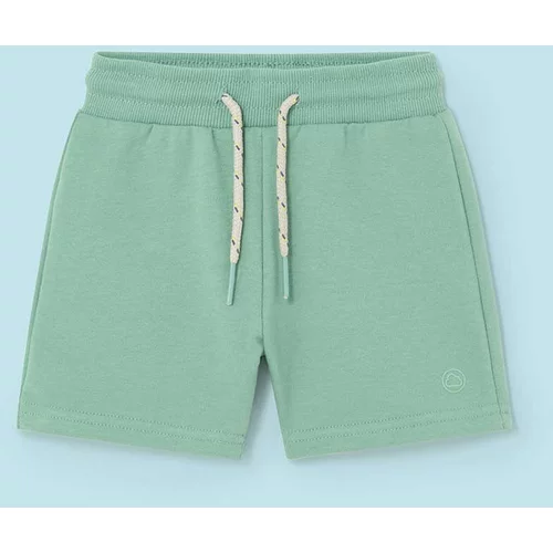 Mayoral Kratke hlače za dojenčka zelena barva