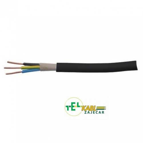 TEL-KABL Kabl PPJ crni 3x2.5 Cene