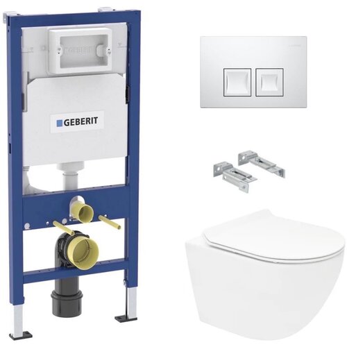 Geberit KOGEDSLINEWC01TD35W S-Line WC &scaron;koljka s kompletom Duofix 458.103.00.2 Delta35 Cene