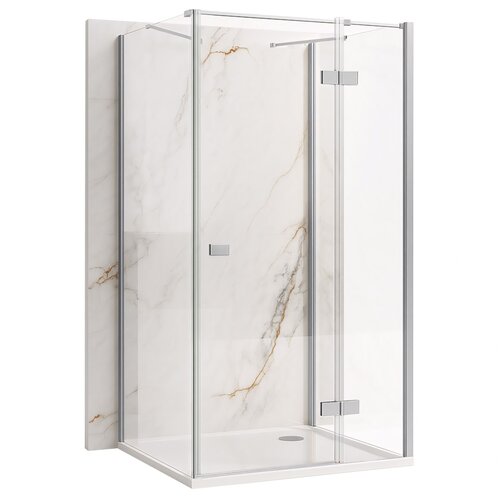 Rea Tu&scaron; kabina Atlas 100x80 Chrome Cene