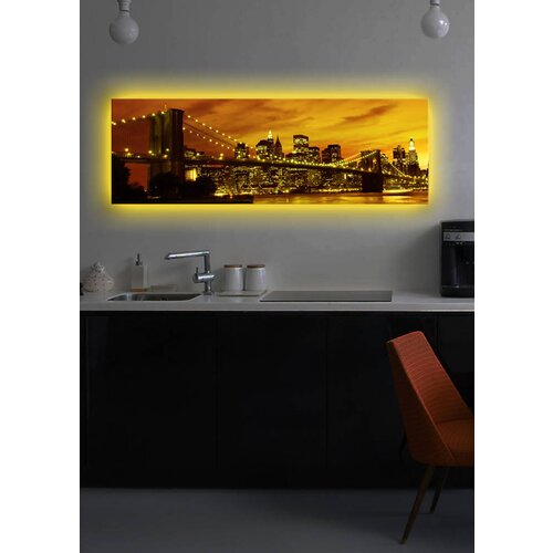 Opviq slika na platnu sa LED osvetljenjem 30x90cm Cene