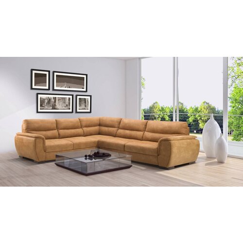 LUME HOME Kotna sedena garnitura Barbara ve dimenzij in barv Slike