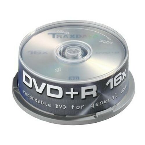 Traxdata MED DVD TRX DVD+R 4.7GB C25 Slike