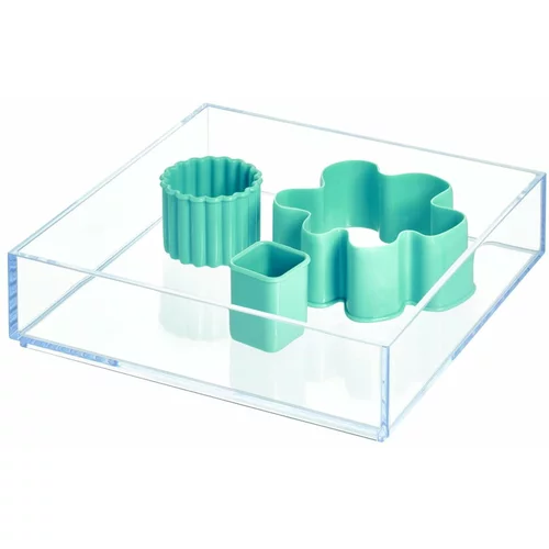 iDesign prozirni organizator za slaganje Clarity, 20 x 20 cm