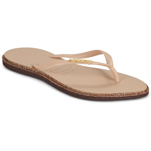Havaianas Japonke SLIM POINT GLITTER Bež Cene
