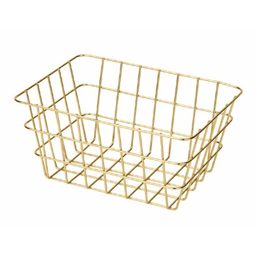 Wenko ko&amp;scaron;ara za kupaonicu Viana (D x &amp;Scaron; x V: 12 x 18 x 25 cm, Metal, Zlatne boje) Slike