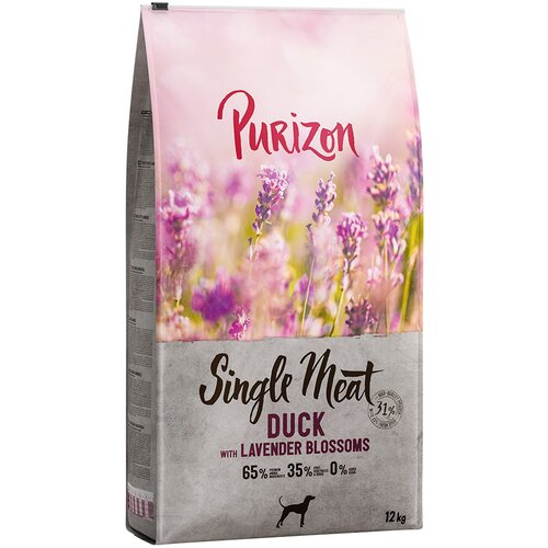 Purizon Single Meat Adult raca z jabolki in cvetovi sivke - 12 kg Slike