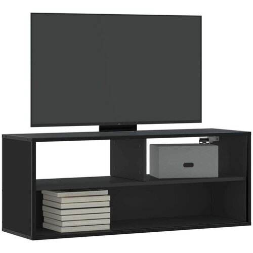 vidaXL TV ormarić crni 100 x 31 x 39,5 cm konstruirano drvo i metal Cijene