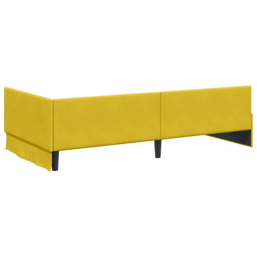  Kutni krevetni okvir s madracem Ostalo 2 pcs Žuta Bar&amp;scaron;un Slike