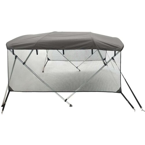 Tenda bimini s 3 luka i mrežastim zidovima 183x(185-198)x137 cm Slike
