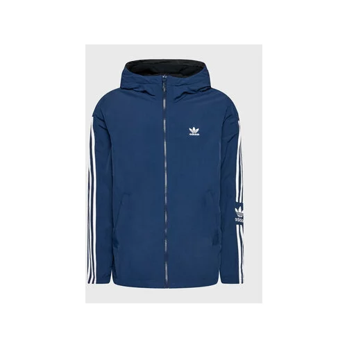 Adidas Prehodna jakna Reversible Polar Fleece HL9188 Mornarsko modra Regular Fit