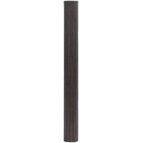  Pravokutni tepih tamnosmeđi 60x100 cm bambus Slike