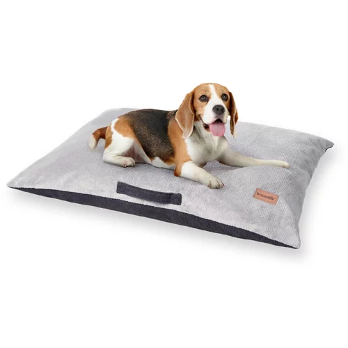 brunolie Henry, krevet za psa, jastuk za psa, perivi, ortopedski, protuklizni, prozračni, preklopna memorijska pjena, veličina M (80 x 10 x 55 cm)