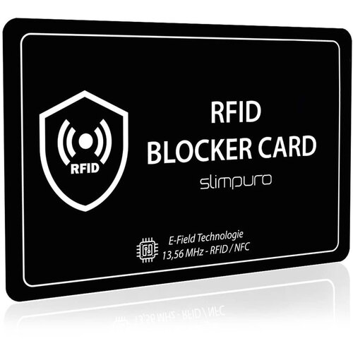 slimpuro RFID kartica za blokiranje sa signalom smetnji, NFC, ultra tanka, format platne kartice Cijene