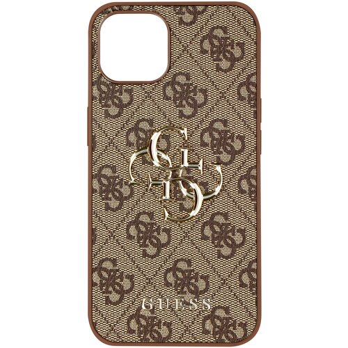 Guess Ohi&scaron;je za iPhone 13 Pro Bi-material Motif 4G z logotipom rjave barve, Rjava, (5000012255) Cene