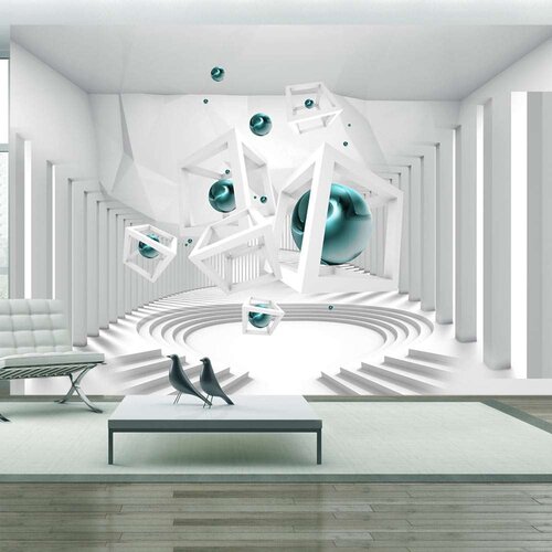  Tapeta - Corridor of Geometry 100x70 Slike