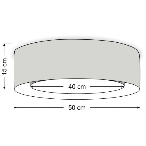  plafonsko svetlo puro 2xE27/40W/230V, prečnika 50 cm, ružičasto Slike