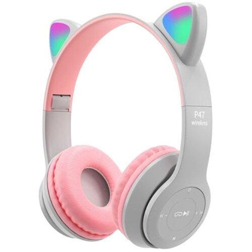  Slušalice za djecu bluetooth cat P47M white+pink Cijene