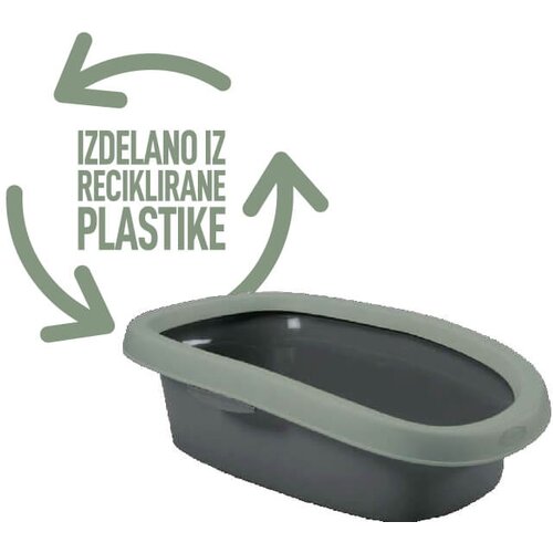 STEFANPLAST sprint mačje strani&amp;scaron;če z okvirjem green - 39 x 58 x 17 cm Slike