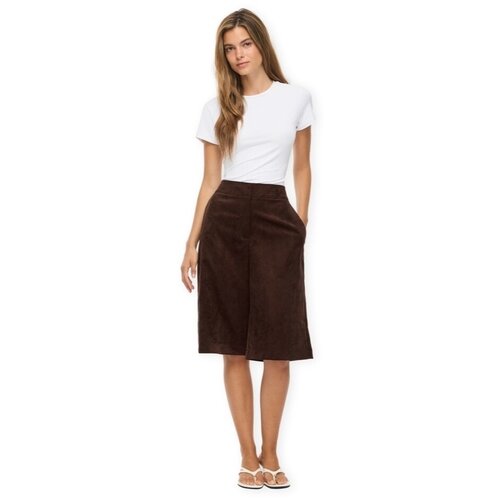 Vila Kratke hlače &amp;amp; Bermuda Courdie Shorts HW - Coffee Bean Kostanjeva Slike