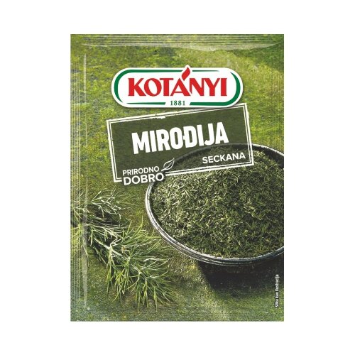 Kotanyi Kotany Mirođija, Seckana, 11g Slike