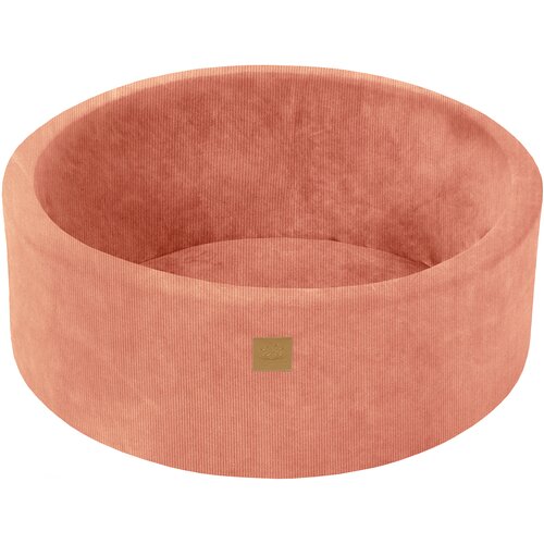 MeowBaby Corduroy velvet, Apricot Round Ball Pit 90x30cm za otroka brez žog, (20800772) Cene