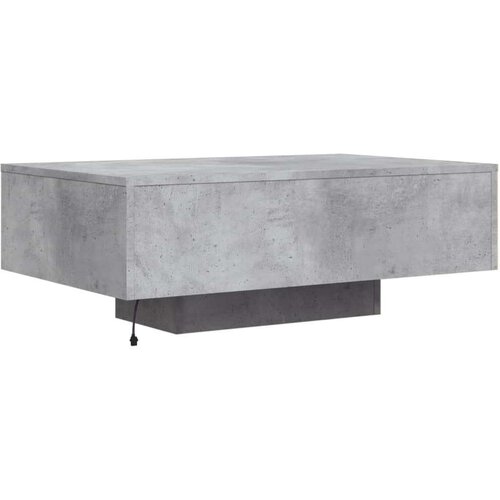  Stolić za kavu s LED svjetlima sivi boja betona 85x55x31 cm Slike