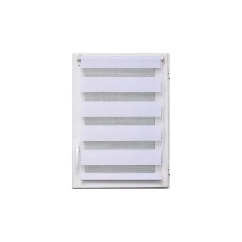 zavesa rolo zebra 90x250 cm bela Slike
