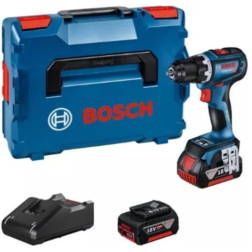 Bosch akumulatorski vrtalni vijačnik gsr 18V-90 c + l-boxx 06019K6003