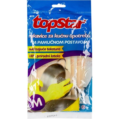 Top Star gumene rukavice M Cene