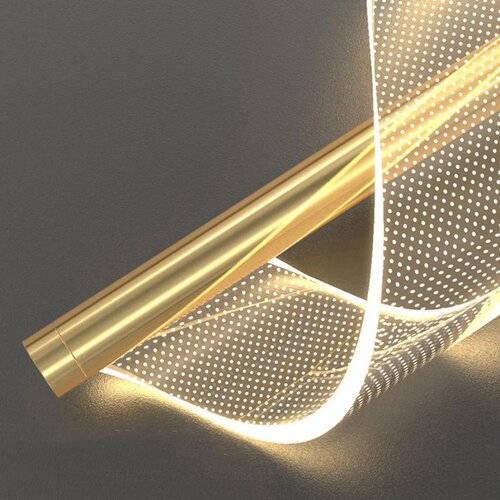 Toolight Viseća LED lampa G121-CP GOLD Slike