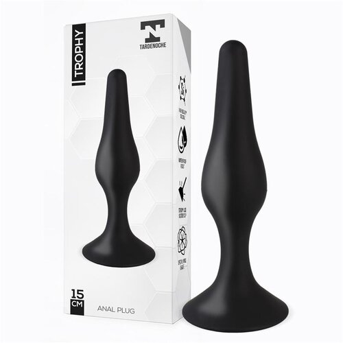 TARDENOCHE Trofejni vtič analni 15 cm črni silikon, (21077855) Cene