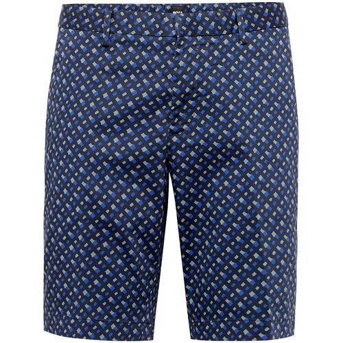 BOSS Black Chino hlače &amp;#039;Slice&amp;#039; marine / azur / siva Slike